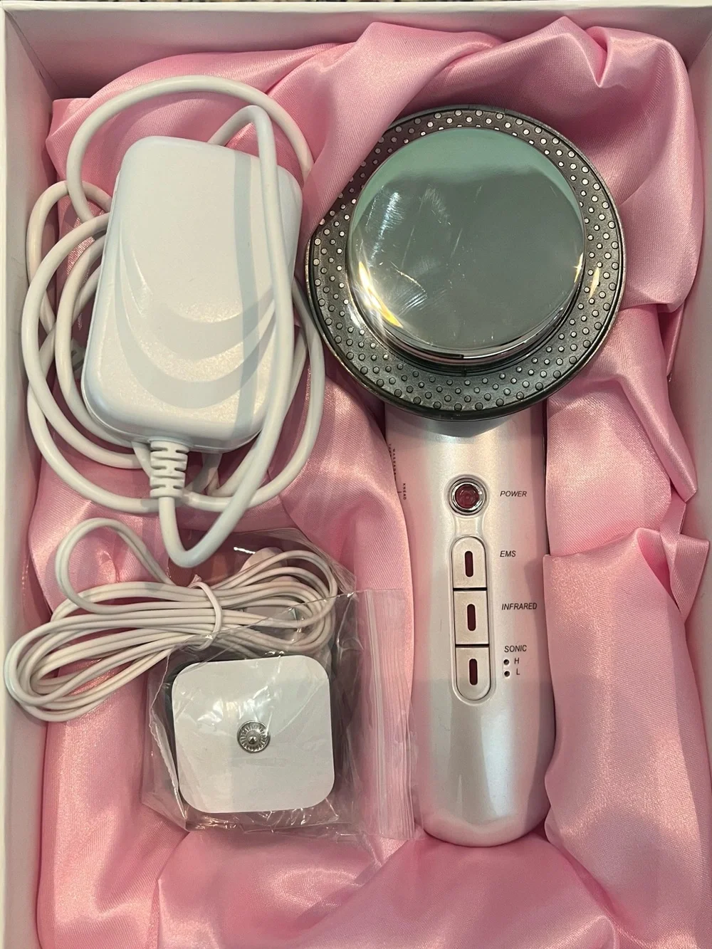 NuLifeBeauty Ultrasonic 3-in-1 Slimming Device - White